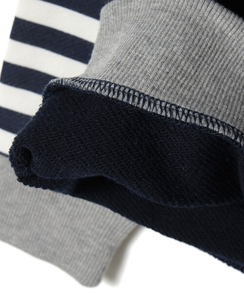 GLOBAL WORK(グローバルワーク)の「【キッズ】キリカエスウェット長袖(トップス・キッズ・オフ(ホシガラ)06/グレー(カモフラ)15/ネイビー(ボーダー)88・S(90~100cm)/M(100~110cm)/L110~120cm)/XL(120~130cm))」の9枚目の写真