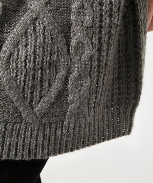 LEPSIM（レプシィム）の「５Ｇケーブルツカイワンピース（ワンピース/ドレス・レディース・オフ/ライトグレー/ブルー/ネイビー・ＦREE SIZE）」の15枚目の写真