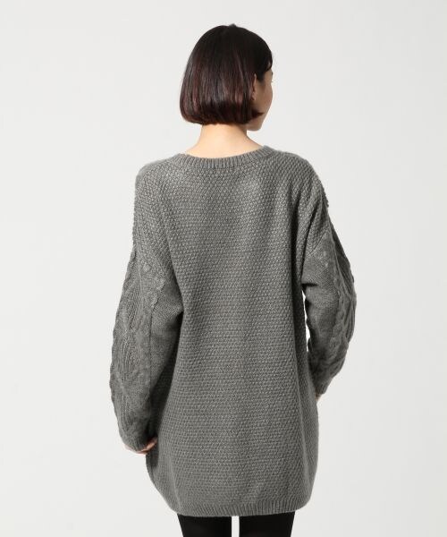 LEPSIM（レプシィム）の「５Ｇケーブルツカイワンピース（ワンピース/ドレス・レディース・オフ/ライトグレー/ブルー/ネイビー・ＦREE SIZE）」の10枚目の写真