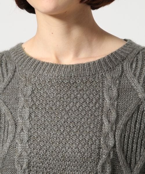 LEPSIM（レプシィム）の「５Ｇケーブルツカイワンピース（ワンピース/ドレス・レディース・オフ/ライトグレー/ブルー/ネイビー・ＦREE SIZE）」の11枚目の写真