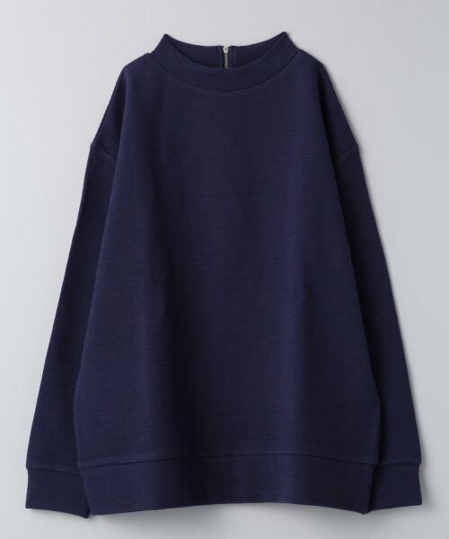 JEANASIS(ジーナシス)の「リップルローネックプルオーバー(トップス・レディース・オフホワイト/ホワイト×ブラック/ブラック/ネイビー・FREE)」の4枚目の写真