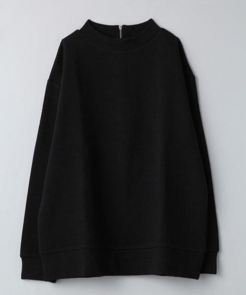 JEANASIS(ジーナシス)の「リップルローネックプルオーバー(トップス・レディース・オフホワイト/ホワイト×ブラック/ブラック/ネイビー・FREE)」の3枚目の写真