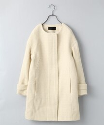 JEANASIS | ツイードノーカラーコート(ジャケット/アウター)