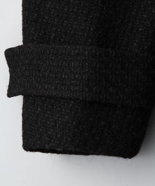 JEANASIS（ジーナシス）の「ツイードノーカラーコート（ジャケット/アウター・レディース・オフホワイト/ブラック・FREE）」の6枚目の写真