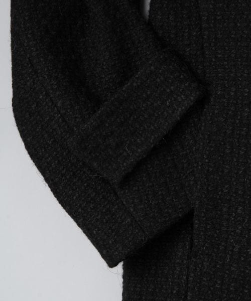 JEANASIS（ジーナシス）の「ツイードノーカラーコート（ジャケット/アウター・レディース・オフホワイト/ブラック・FREE）」の7枚目の写真