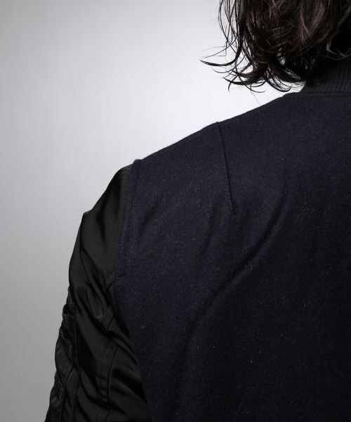 HARE（ハレ）の「キリカエMA-1（ジャケット/アウター・メンズ・グレー/ネイビー・Ｓ/Ｍ/Ｌ）」の16枚目の写真