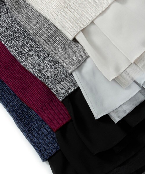 Andemiu（アンデミュウ）の「ペプラムインナーコンビプルオーバー（トップス・レディース・ホワイト/グレー/ブラック/ボルドー/ブルー・F）」の16枚目の写真