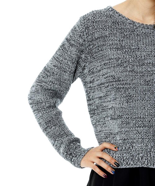 Andemiu（アンデミュウ）の「ペプラムインナーコンビプルオーバー（トップス・レディース・ホワイト/グレー/ブラック/ボルドー/ブルー・F）」の13枚目の写真