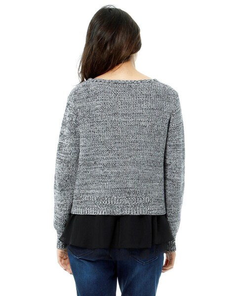 Andemiu（アンデミュウ）の「ペプラムインナーコンビプルオーバー（トップス・レディース・ホワイト/グレー/ブラック/ボルドー/ブルー・F）」の10枚目の写真