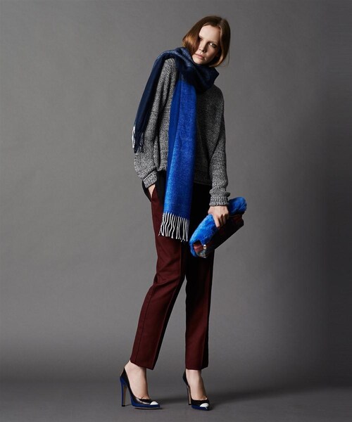 Andemiu（アンデミュウ）の「ペプラムインナーコンビプルオーバー（トップス・レディース・ホワイト/グレー/ブラック/ボルドー/ブルー・F）」の6枚目の写真