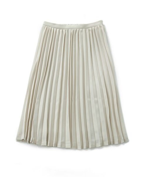 Andemiu（アンデミュウ）の「ミディプリーツスカート（スカート・レディース・シルバー/ブラック/アイボリー/グリーン・F）」の2枚目の写真