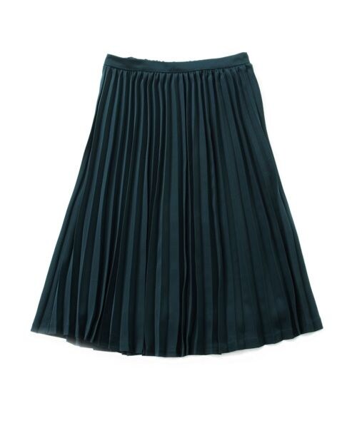 Andemiu（アンデミュウ）の「ミディプリーツスカート（スカート・レディース・シルバー/ブラック/アイボリー/グリーン・F）」の4枚目の写真