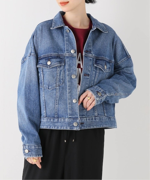 2025年9月購入品。ヘルシーデニム　スローブ別注　ビックデニムジャケット SLOBE IENA（スローブイエナ）の「【Healthy denim/ヘルシーデニム