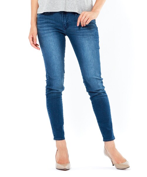 BAYFLOW（ベイフロー）の「パウダースキニーデニムパンツ（パンツ・レディース・グレー/ブラック/ライトブルー/インディゴブルー・23inch/24inch/25inch/26inch/27inch）」の5枚目の写真