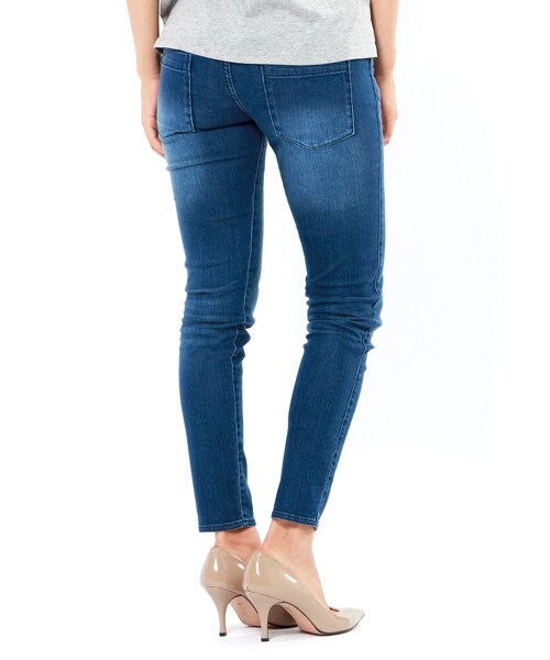 BAYFLOW（ベイフロー）の「パウダースキニーデニムパンツ（パンツ・レディース・グレー/ブラック/ライトブルー/インディゴブルー・23inch/24inch/25inch/26inch/27inch）」の7枚目の写真