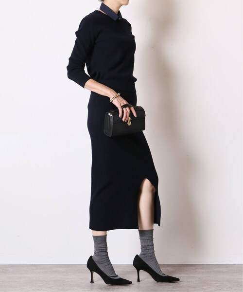 MUSE de Deuxieme classe（ミューズデドゥーズィエムクラス）の「attached collar mini（財布/小物・ホワイト/(010)/フリー/在庫あり）」の7枚目の写真