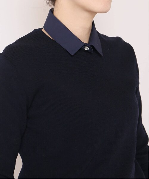 MUSE de Deuxieme classe（ミューズデドゥーズィエムクラス）の「attached collar mini（財布/小物・ホワイト/(010)/フリー/在庫あり）」の2枚目の写真