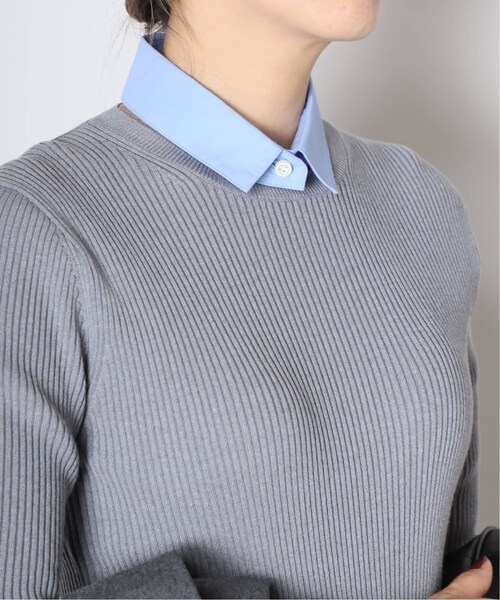 MUSE de Deuxieme classe（ミューズデドゥーズィエムクラス）の「attached collar mini（財布/小物・ホワイト/(010)/フリー/在庫あり）」の3枚目の写真