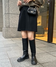 DouDou（ドゥドゥ）の「ウエストパイピングミニスカート（スカート）」