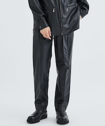 CULLNI | EX.BELTED SLACKS ROYAL LEATHER(その他パンツ)
