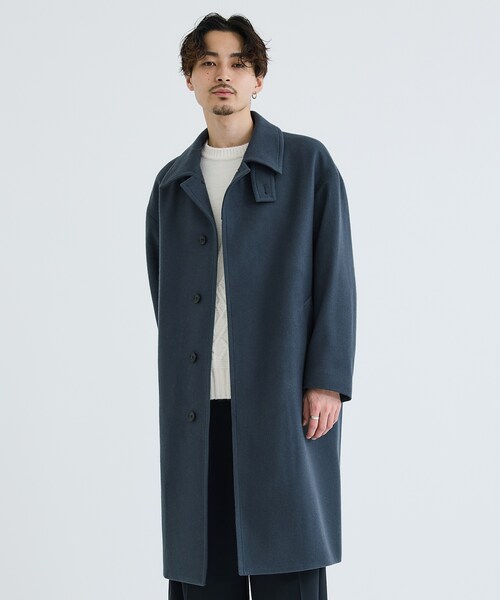 city（シティ）の「BALCOLLAR COAT（その他アウター・メンズ・BLU/GRY/BLK/D.GRN/OLV・1/2/3）」の2枚目の写真