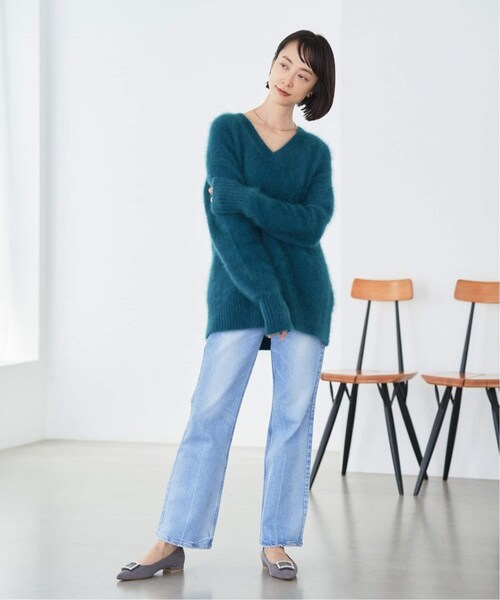 LE TALON(ルタロン)の「2.5cmビジューバックルフラット(シューズ・グレーA/(007)/22/取り寄せ/22.5/残り1点/23/残り3点/23.5/残り2点/24/24.5/25)」の12枚目の写真
