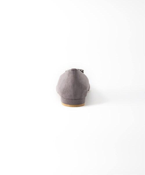 LE TALON(ルタロン)の「2.5cmビジューバックルフラット(シューズ・グレーA/(007)/22/取り寄せ/22.5/残り1点/23/残り3点/23.5/残り2点/24/24.5/25)」の3枚目の写真