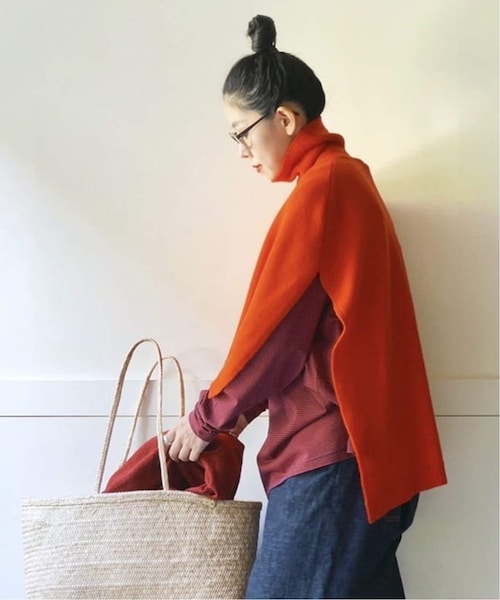 journal standard luxe ライトジャージー タートルポンチョ JOURNAL STANDARD LUXE（ジャーナルスタンダード ラックス）の
