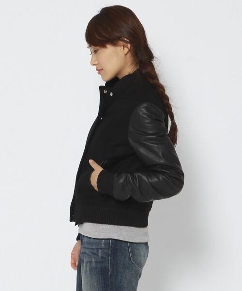 BABYLONE（バビロン）の「【OAK】 Wフロントブルゾン（ジャケット/アウター・レディース・ブラック・36）」の4枚目の写真