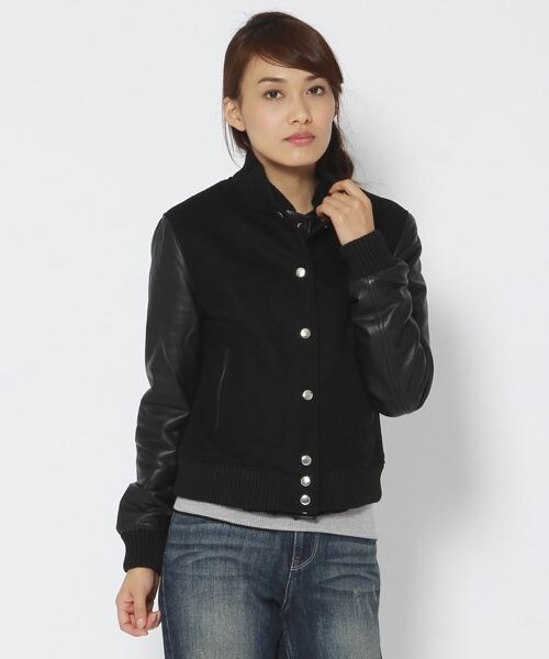 BABYLONE（バビロン）の「【OAK】 Wフロントブルゾン（ジャケット/アウター・レディース・ブラック・36）」の3枚目の写真