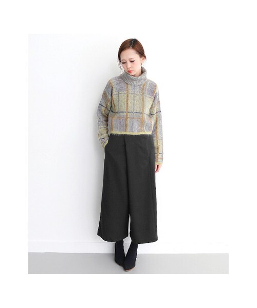 KBF(ケイビーエフ)の「Wデザインパンツ(パンツ・レディース・NAVY/GREY/BLACK・one)」の6枚目の写真