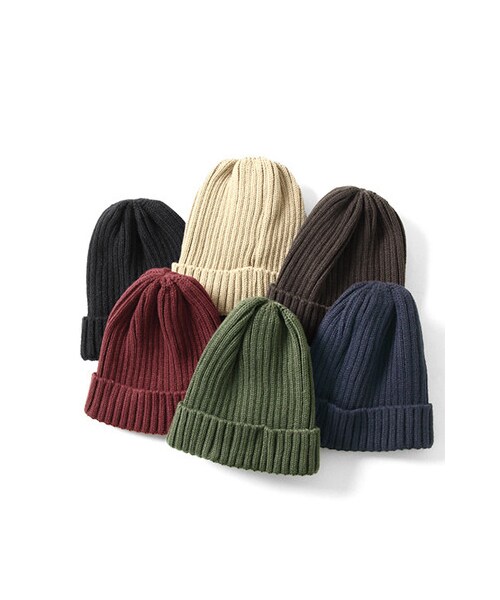 URBAN RESEARCH DOORS（アーバンリサーチドアーズ）の「WATCH CAP-2（帽子・メンズ・NAVY/BEIGE/BLACK/BURGANDY/BROWN/KHAKI・one）」の11枚目の写真