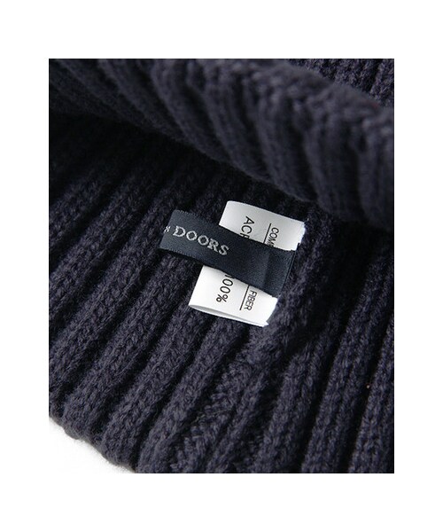URBAN RESEARCH DOORS（アーバンリサーチドアーズ）の「WATCH CAP-2（帽子・メンズ・NAVY/BEIGE/BLACK/BURGANDY/BROWN/KHAKI・one）」の8枚目の写真