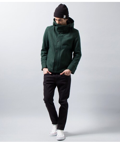 JUNRED（ジュンレッド）の「【先行予約】ショートモッズブルゾン（コート・メンズ・キャメル/グリーン/ネイビー・0/1/2）」の16枚目の写真