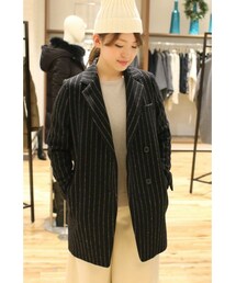 Spick & Span | Wピンストダブルクロス チェスター(ジャケット/アウター)