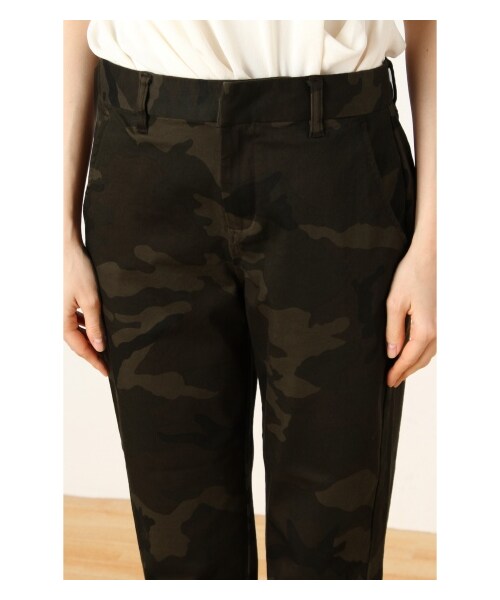 Spick & Span（スピックアンドスパン）の「メイサイ サテンストレッチ パンツ（パンツ・レディース・カーキ・34/36/38/40）」の5枚目の写真