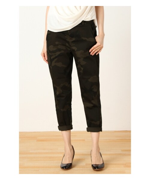 Spick & Span（スピックアンドスパン）の「メイサイ サテンストレッチ パンツ（パンツ・レディース・カーキ・34/36/38/40）」の2枚目の写真