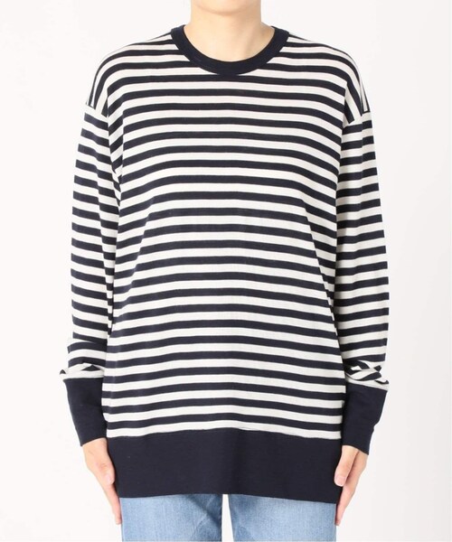 FRAMeWORK(フレームワーク)の「≪予約≫LANA SETA 1*1 別注ボーダープルオーバー(ネイビー)()」 - WEAR