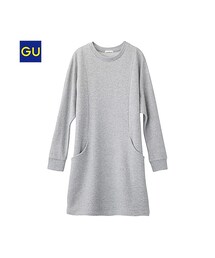 GU | （GU）スウェットワンピース（長袖）(ワンピース/ドレス)