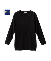 GU | （GU）ボリュームニットチュニック（長袖）(ワンピース/ドレス)