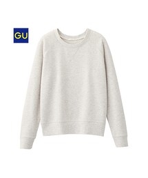 GU | （GU）カラースウェットプルオーバー（長袖）(トップス)