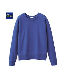 GU | （GU）カラースウェットプルオーバー（長袖）(トップス)