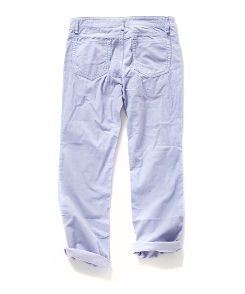 DRWCYS（ドロシーズ）の「ベーシックコーデュロイパンツ（パンツ・レディース・ホワイト/ネイビー/ブルー/イエロー・S/M）」の6枚目の写真