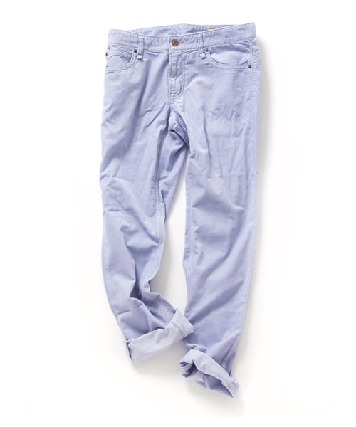 DRWCYS（ドロシーズ）の「ベーシックコーデュロイパンツ（パンツ・レディース・ホワイト/ネイビー/ブルー/イエロー・S/M）」の3枚目の写真