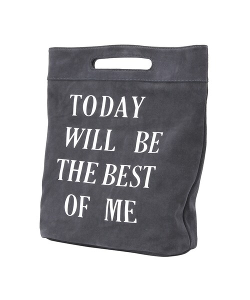 dazzlin（ダズリン）の「【goods】MESSAGEスエードトートBAG（バッグ・レディース・ネイビー/ベージュ/カーキ・F）」の6枚目の写真