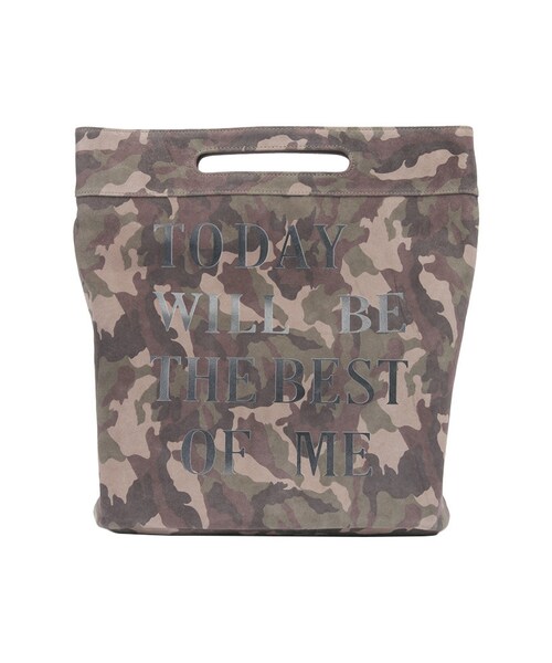 dazzlin（ダズリン）の「【goods】MESSAGEスエードトートBAG（バッグ・レディース・ネイビー/ベージュ/カーキ・F）」の2枚目の写真