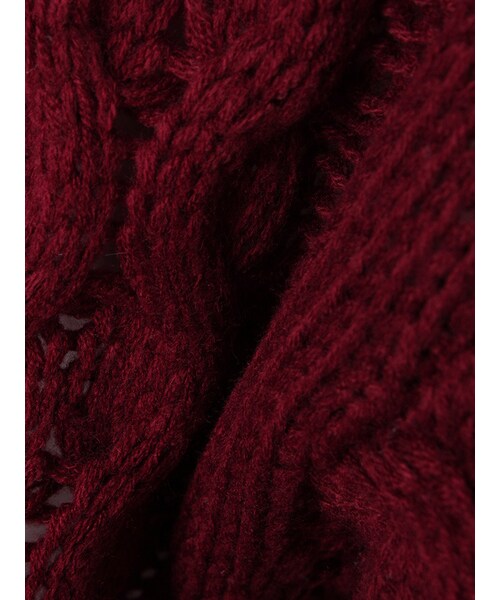 EVRIS（エヴリス）の「ケーブルニットP/O（トップス・レディース・ホワイト/ブラック/ボルドー・F）」の12枚目の写真