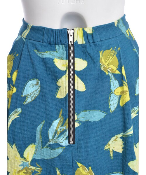 MURUA（ムルーア）の「【FEMININE】placidフラワーフレアSK（スカート・レディース・グレー/グリーン・1/2）」の7枚目の写真