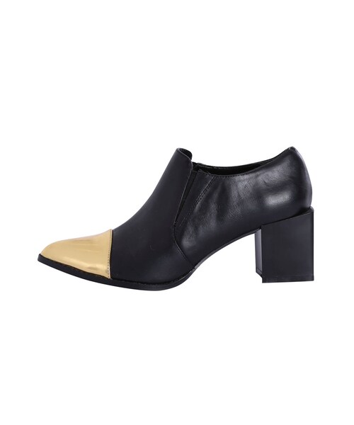 MURUA(ムルーア)の「【CASUAL】メタルミドルブーツ(シューズ・レディース・ブラック/ベージュ/ゴールド・35(22.5)/36(23.5)/37(24.5))」の3枚目の写真