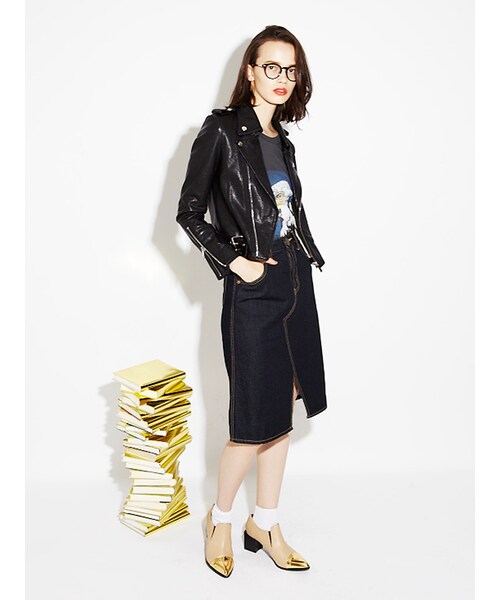 MURUA(ムルーア)の「【CASUAL】メタルミドルブーツ(シューズ・レディース・ブラック/ベージュ/ゴールド・35(22.5)/36(23.5)/37(24.5))」の13枚目の写真